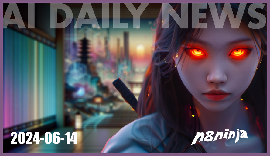 AI, Integration, and Lawsuits | June 14, 2024 | Daily AI News | n8Ninja